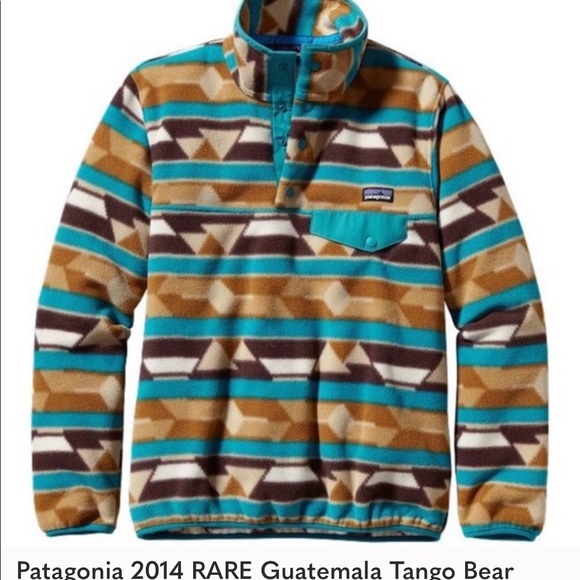 Patagonia Synchilla Snap Sz XS Guatemalan Tango - Picture 3 of 4